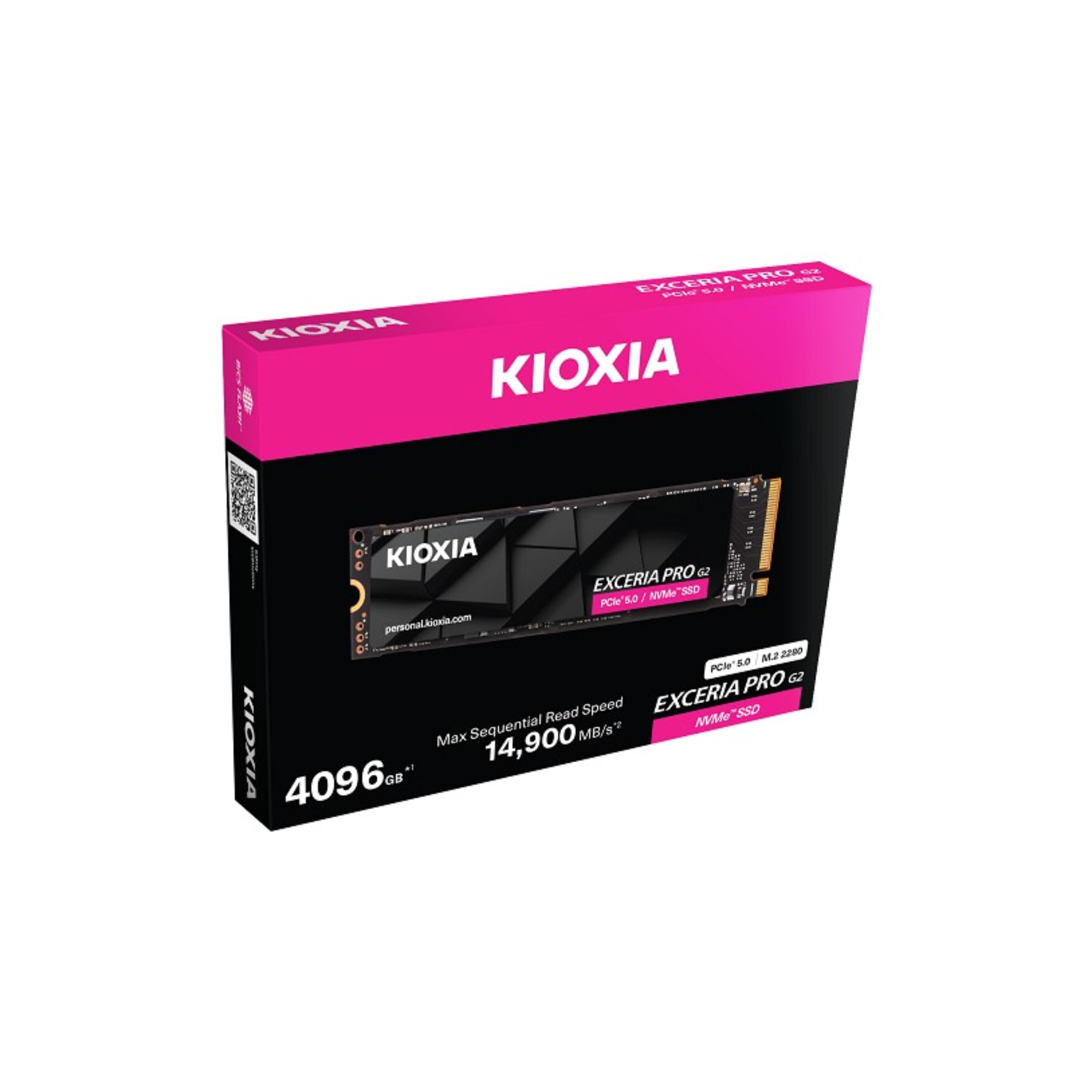 Kioxia EXCERIA PRO G2 4TB M.2 PCIe Gen5 SSD
