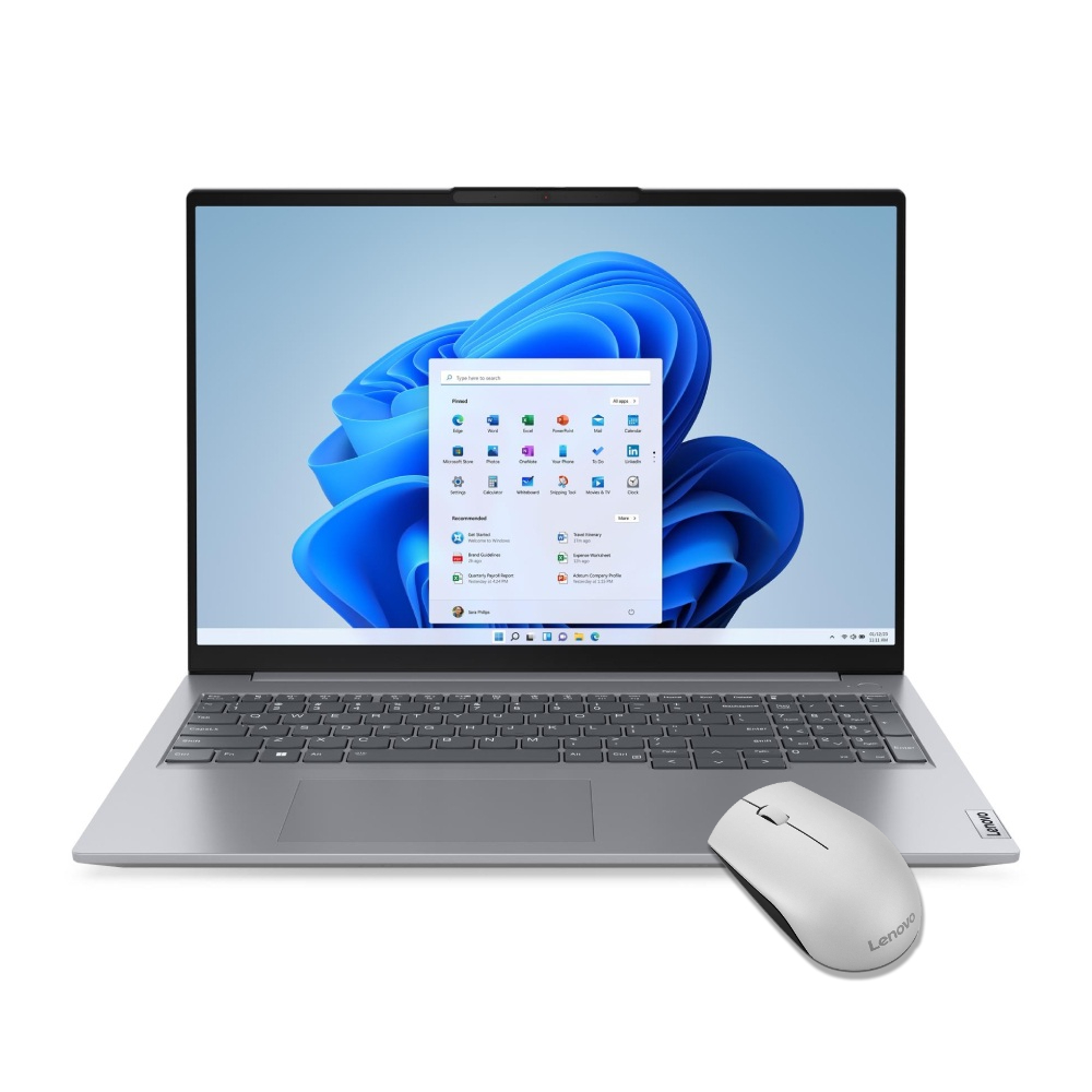Lenovo ThinkBook 16 Gen 6 ABP 21KK00B9UK AMD Ryzen 3 7330U 16GB RAM 256GB SSD 16" Windows 11 Pro Laptop + Mouse