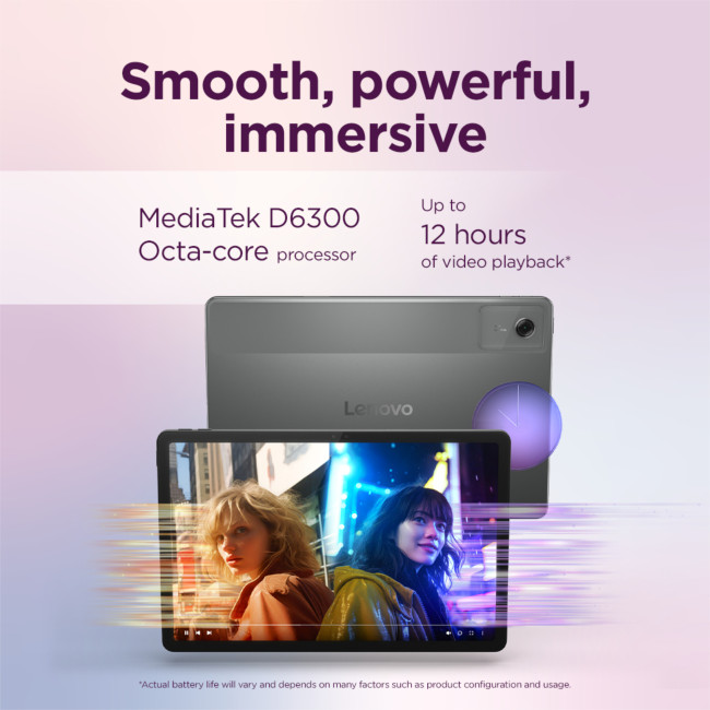 Lenovo Idea Tab MediaTek Dimensity 6300 8GB RAM 128GB Storage 11" 2.5K IPS Anti-fingerprint 90Hz Touch Android 15 Tablet