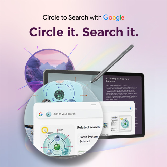 Lenovo Idea Tab MediaTek Dimensity 6300 8GB RAM 128GB Storage 11" 2.5K IPS Anti-fingerprint 90Hz Touch Android 15 Tablet