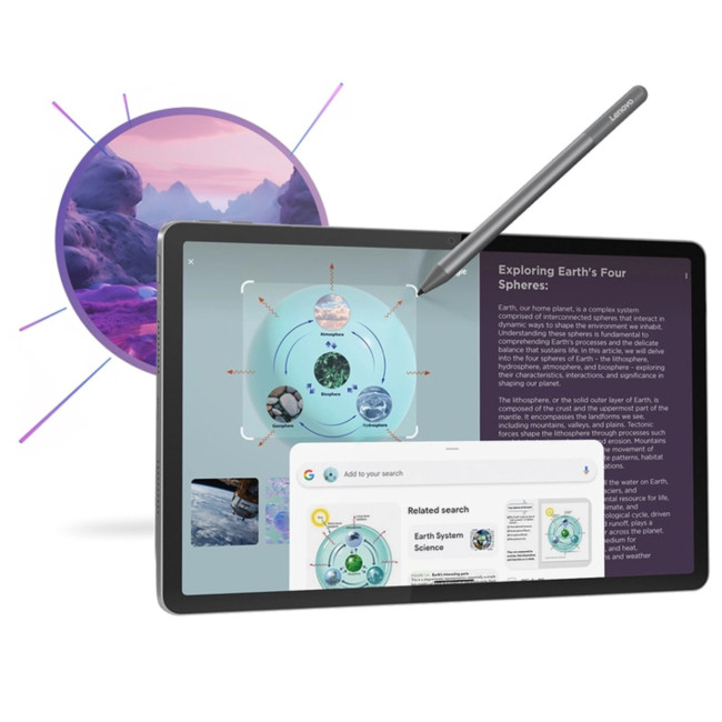 Lenovo Idea Tab MediaTek Dimensity 6300 8GB RAM 128GB Storage 11" 2.5K IPS Anti-fingerprint 90Hz Touch Android 15 Tablet