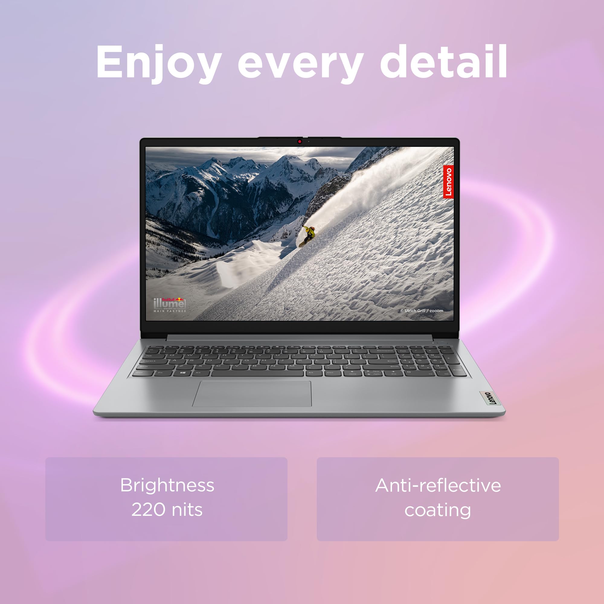 Lenovo IdeaPad 1, Ryzen 3, 8GB RAM, 512GB, 15.6