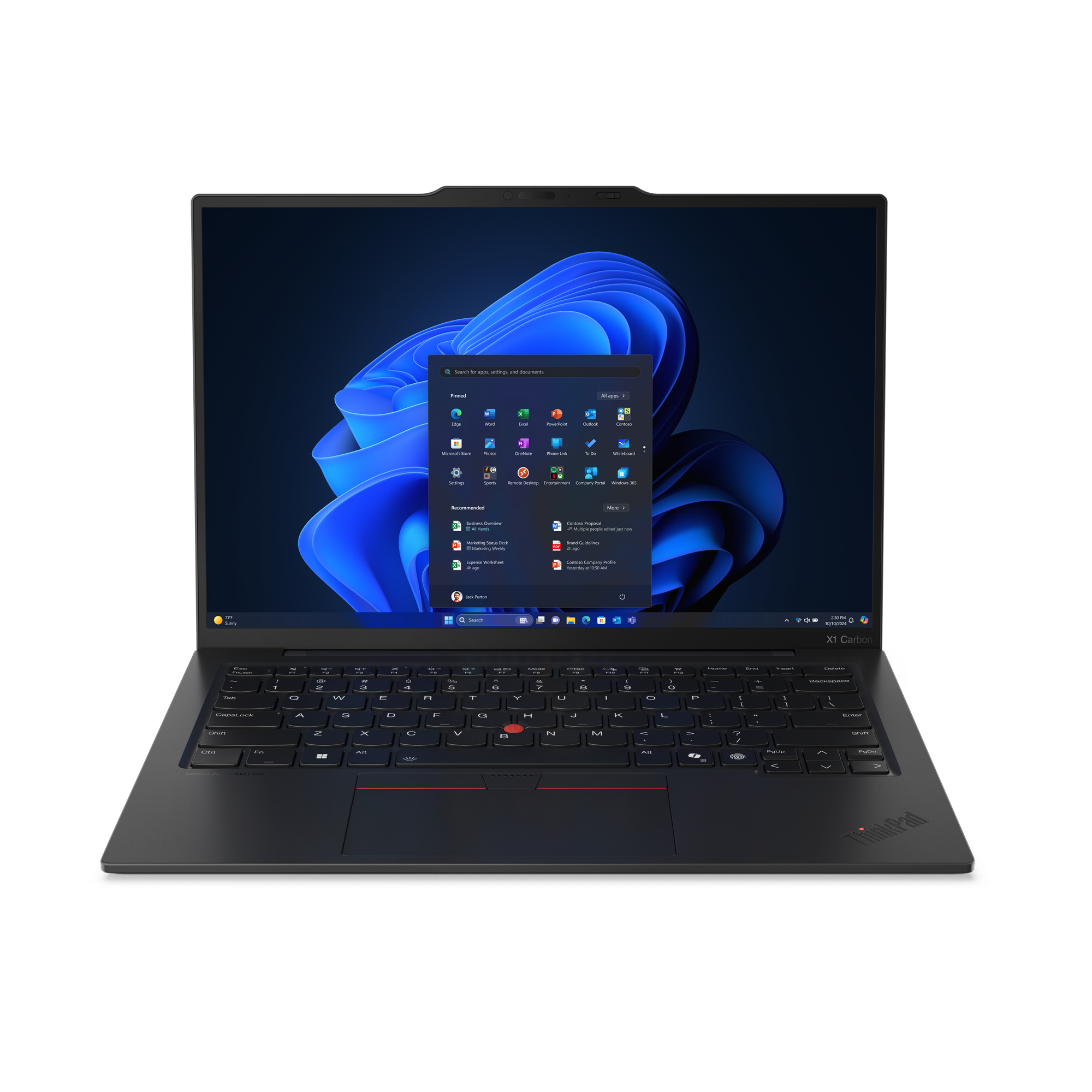 Lenovo ThinkPad X1 Carbon 13.3インチ Lenovo ThinkPad X1 Carbon, Core Ultra 7, 32GB/1TB, Business Laptop