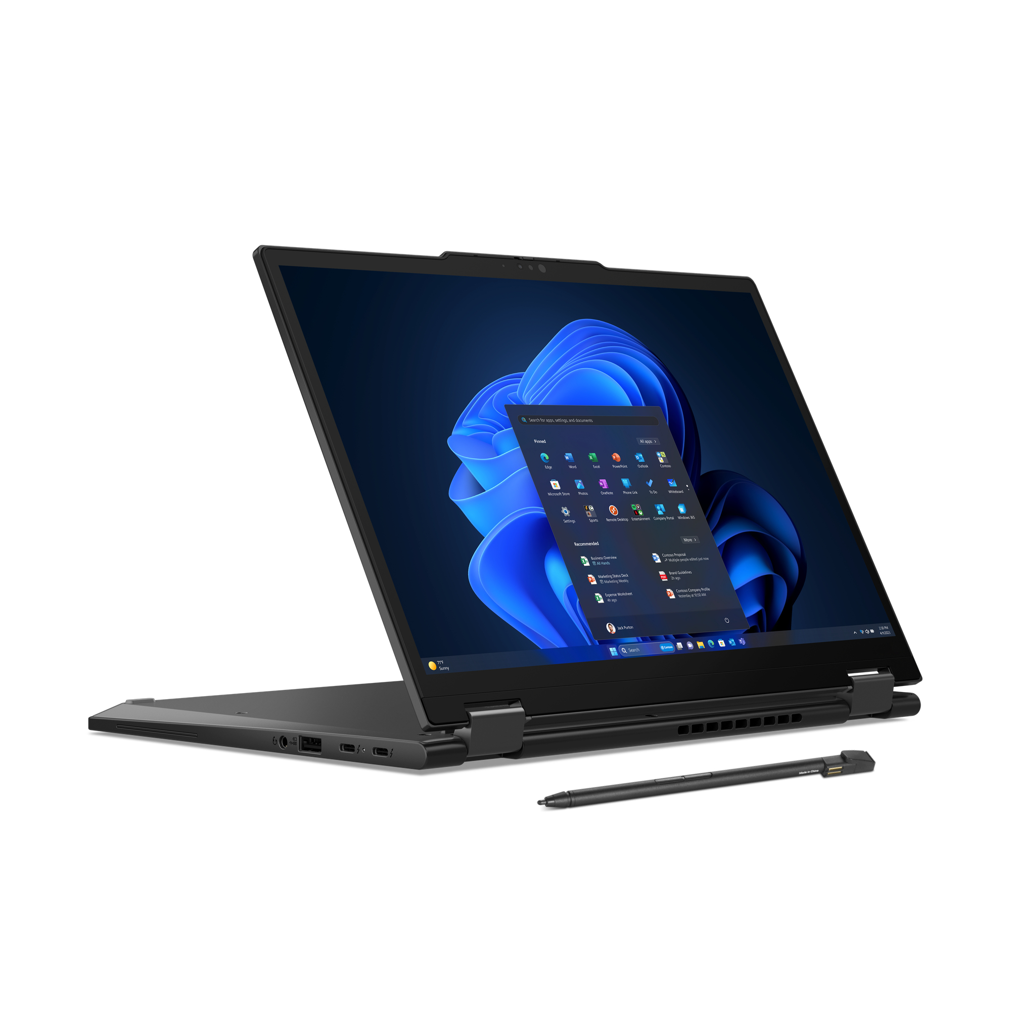 Refurbished Lenovo ThinkPad X13 Gen 5 Intel Core Ultra 5 125U 16GB RAM 256GB SSD 13.3" Windows 11 Pro 2-in-1 Business Laptop