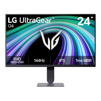 LG UltraGear G4 24G414B-B 24" Full HD 144Hz 1ms HDR10 Height Adjustable Gaming Monitor with Speakers