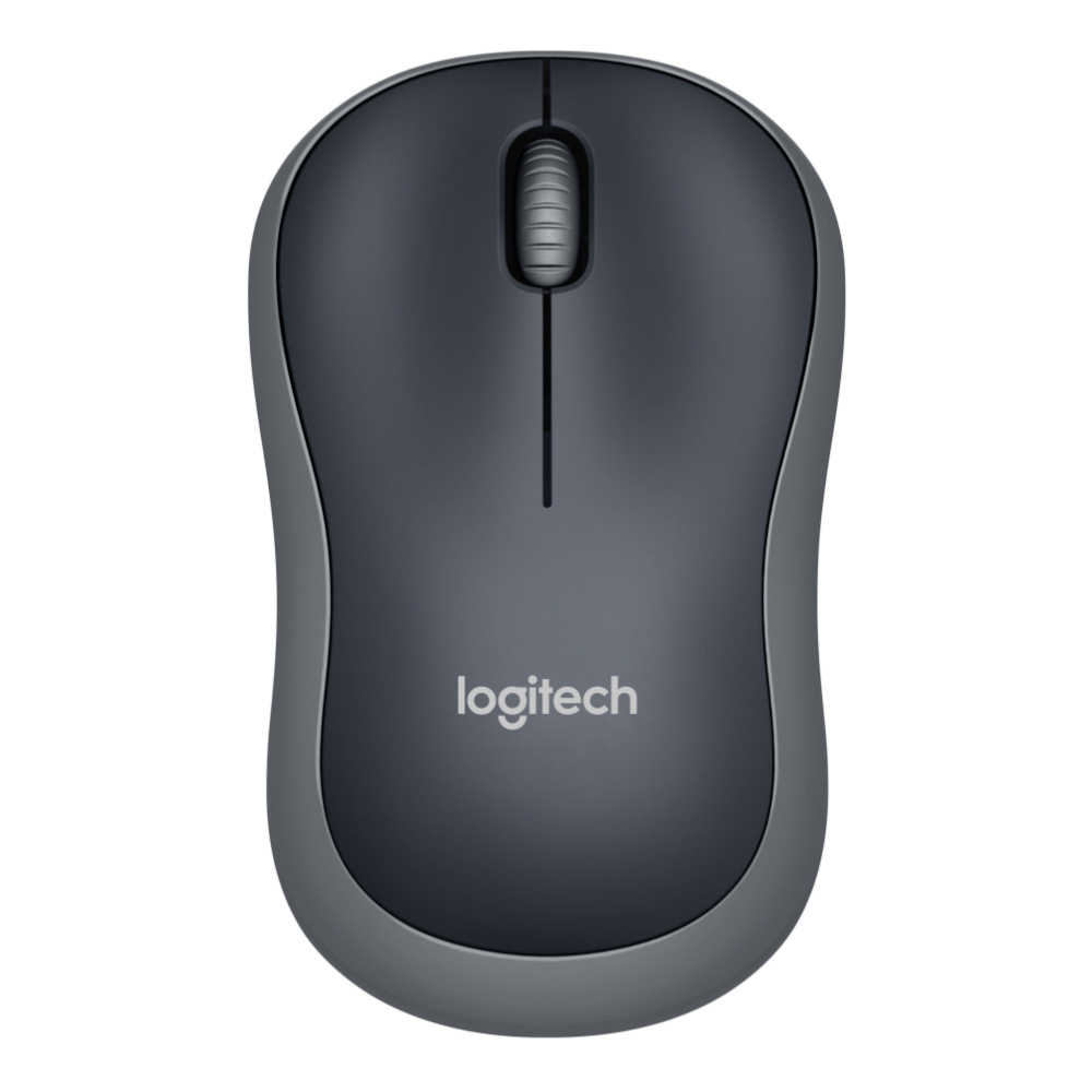 Logitech M185 Wireless Ambidextrous Mouse Grey - 910-002235