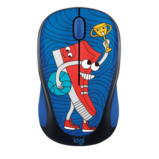 Logitech M238 Wireless Mouse, Doodle Collection with 15 Premium Stickers 910-005