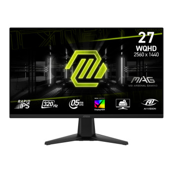 MSI MAG 275QF X32 27" Wide Quad HD Rapid IPS 320Hz 0.5ms HDR400 FreeSync Gaming Monitor