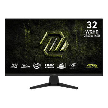 MSI MAG 325QF E18V 31.5" Wide Quad HD Rapid VA 180Hz 0.5ms Adaptive-Sync Gaming Monitor