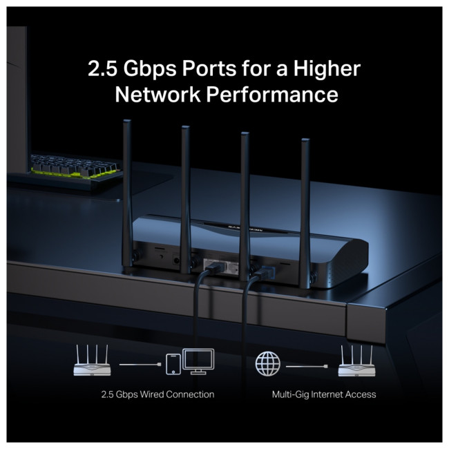 Mercusys BE3600 Dual Band Wi-Fi 7 Router