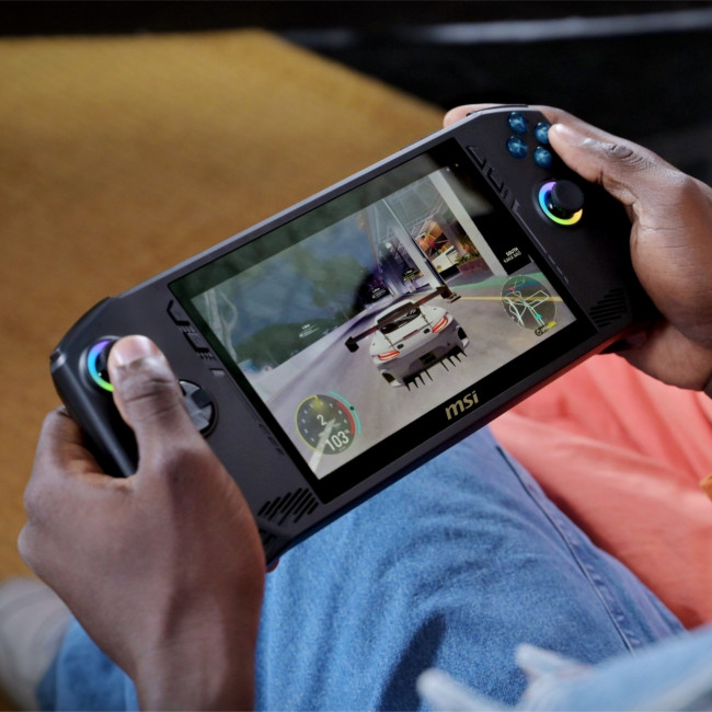 MSI Claw A1M-016UK 9S7-1T4111-016 Intel Core Ultra 7 155H 16GB Memory 1TB SSD 7" Touchscreen Windows 11 Home Handheld Gaming Console