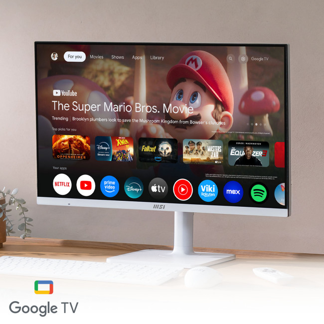 MSI Modern MD272UPSW 27" IPS UHD 4K USB-C Google TV Smart Monitor