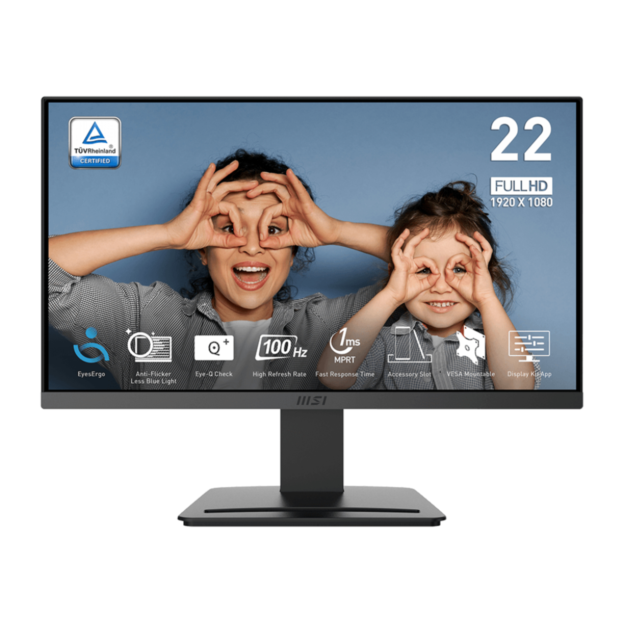Refubrished MSI PRO MP223 E2 21.5" Full HD 1ms HDMI DisplayPort Monitor