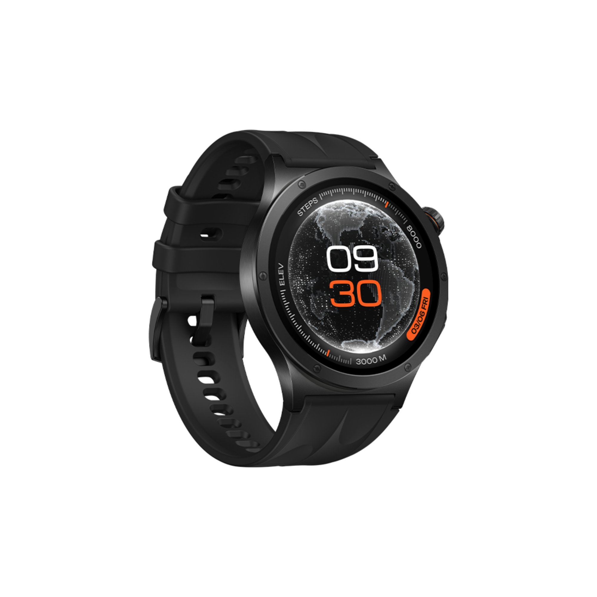 OPPO OWWE261-Black Smartwatch with AMOLED Display