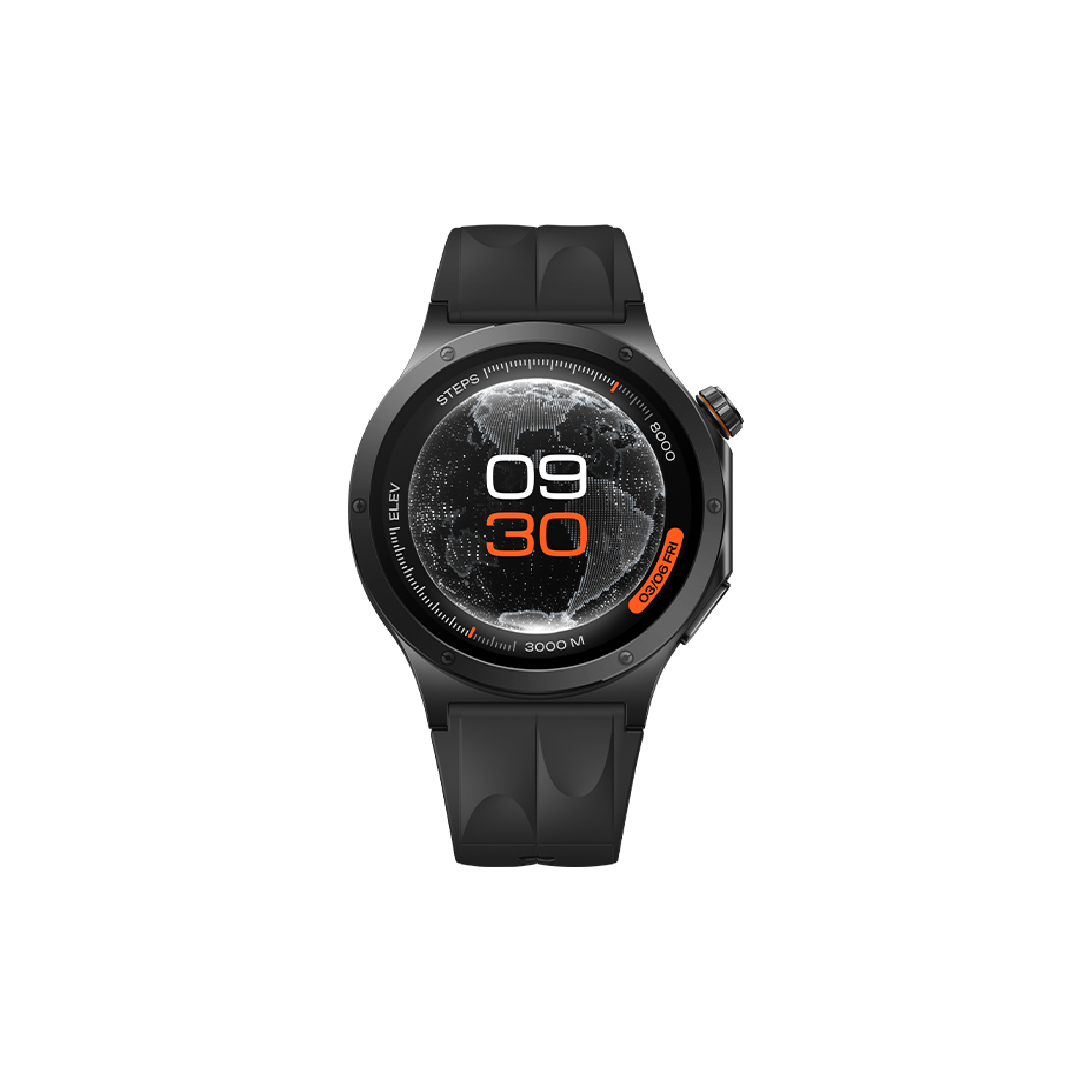 OPPO OWWE261-Black Smartwatch with AMOLED Display
