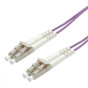 Roline 10 Meters LC/LC Network & Fiber Optic Cable, Om4 Duplex Patch, PVC sheath