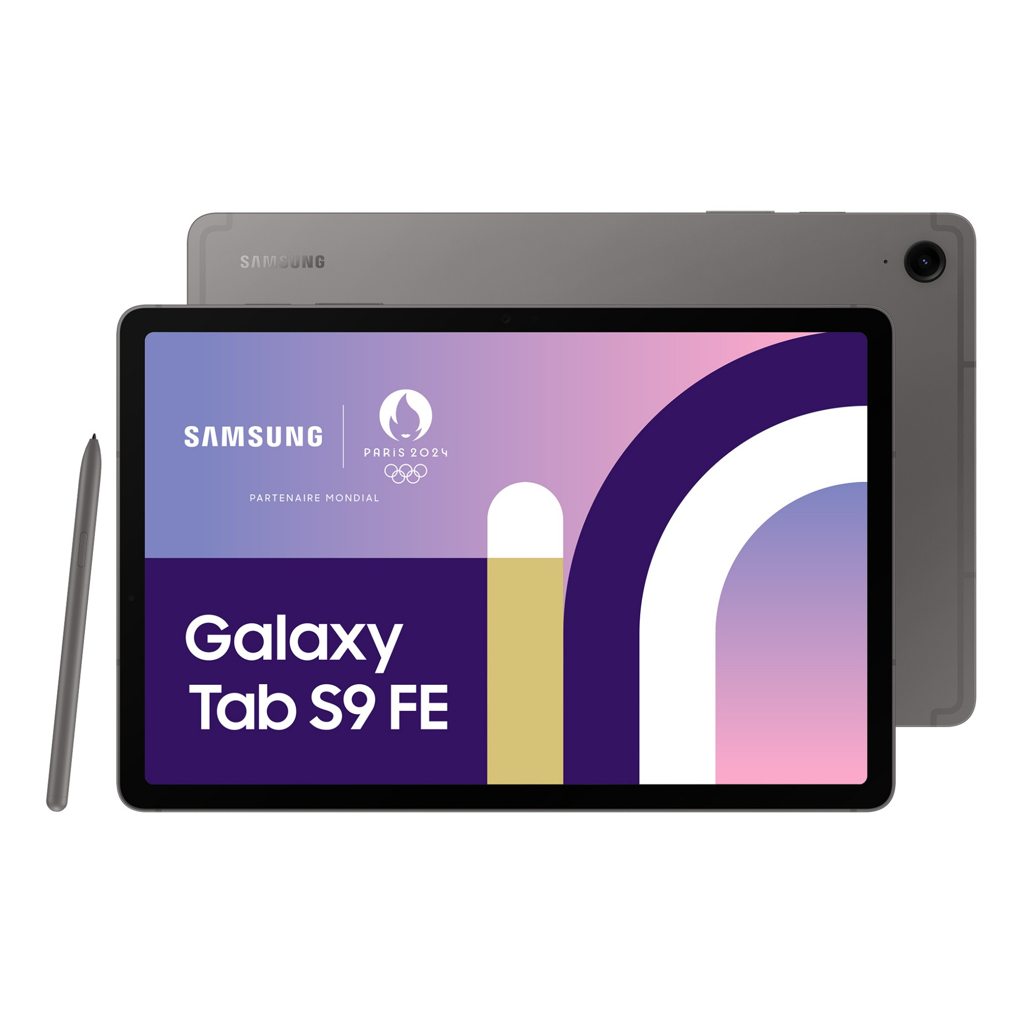 Samsung Grey Galaxy Tab S9 Fe 10.9" 90Hz Lcd Exynos 1380 6Gb Ram 128Gb Storage Android 13 Wi-Fi Tablet