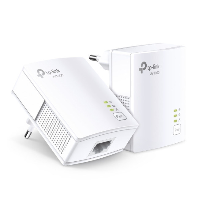 tp-link AV1000 PA7017 Gigabit Powerline Homeplug Starter Kit Adapter