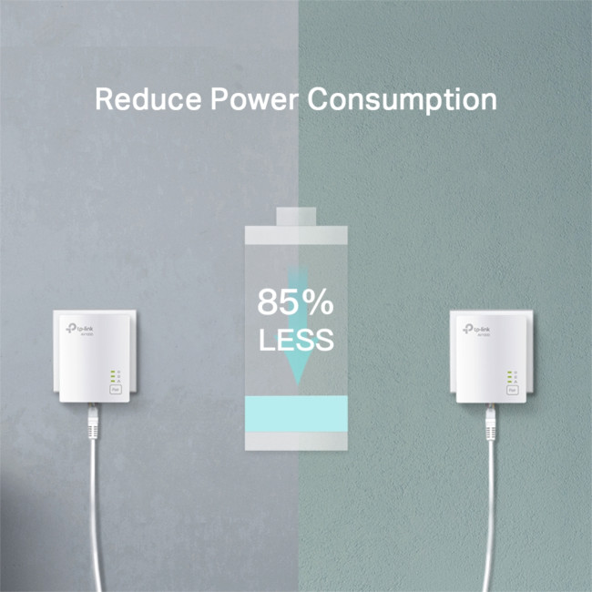 tp-link AV1000 PA7017 Gigabit Powerline Homeplug Starter Kit Adapter