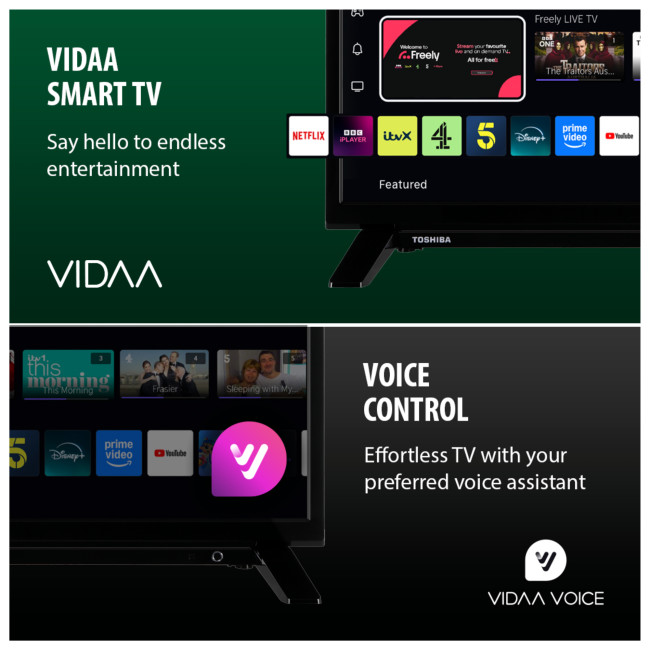 Toshiba 24WV2553DB 24" Smart HD Ready ELED TV