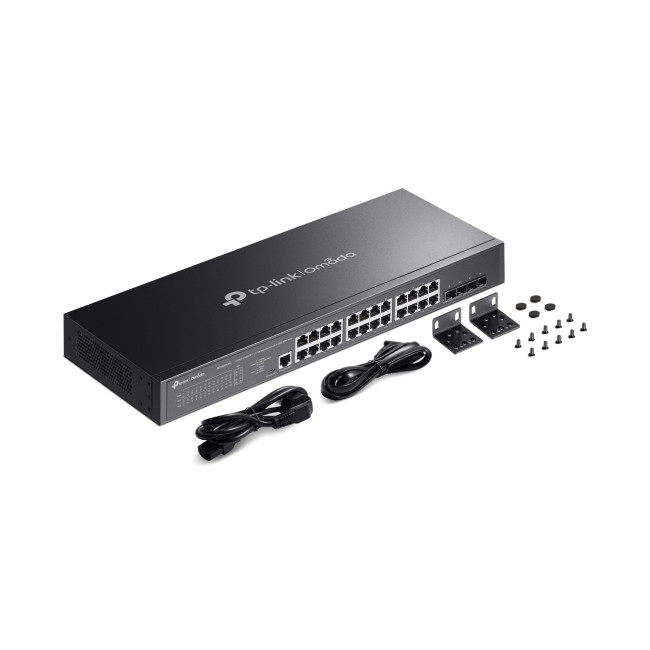 TP-Link Omada 24-Port 2.5GBASE-T L2+ 4 10GE SFP+ Slots Managed Switch