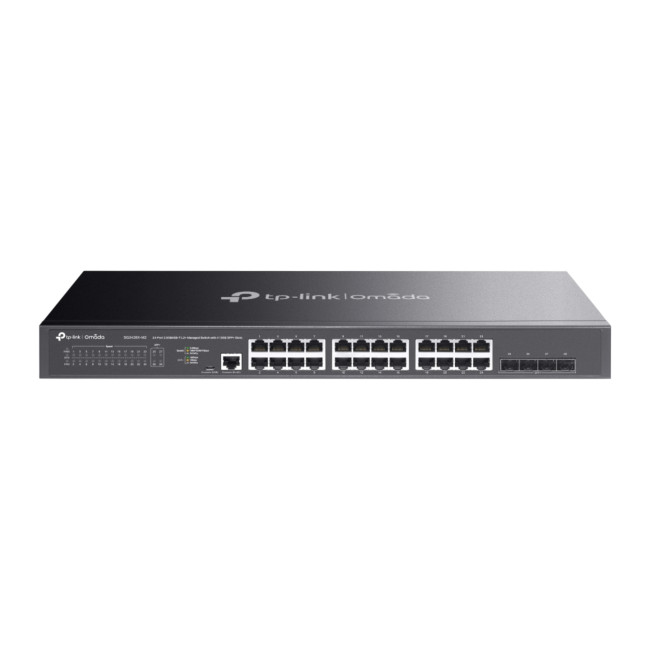 TP-Link Omada 24-Port 2.5GBASE-T L2+ 4 10GE SFP+ Slots Managed Switch