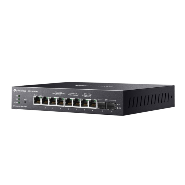 TP-Link Omada SG2210XMP-M2 8-Port 2.5G PoE+ Compliant Managed Network Switch