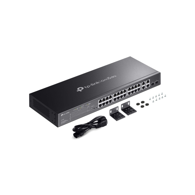 TP-Link Omada SL2428P L2 Fast Ethernet (10/100) Power over Ethernet (PoE) Network Managed Switch