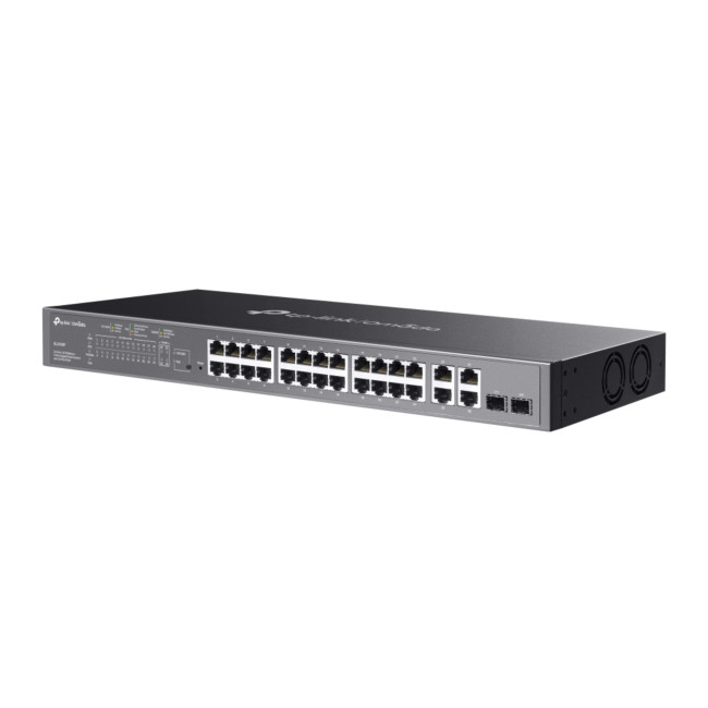 TP-Link Omada SL2428P L2 Fast Ethernet (10/100) Power over Ethernet (PoE) Network Managed Switch