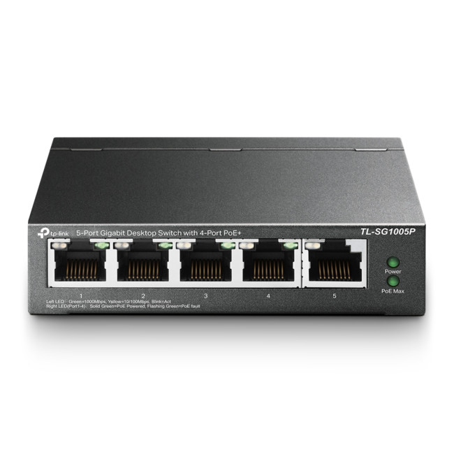 TP-Link TL-SG1005P 5-Port Gigabit PoE+ Unmanaged Switch