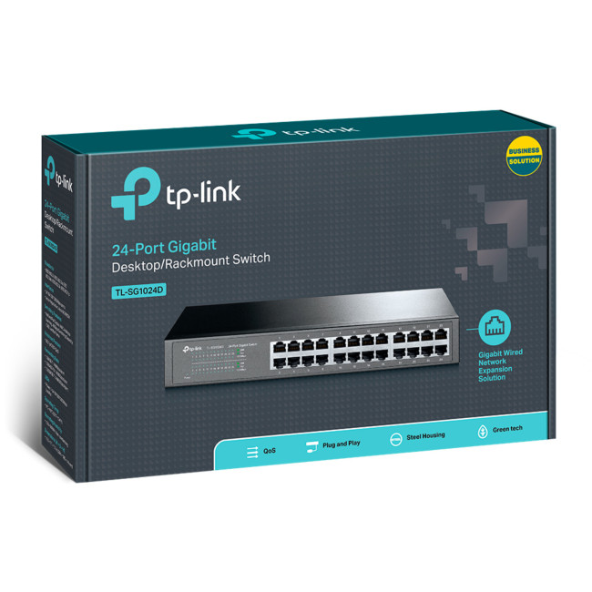 TP-Link TL-SG1024D 24-Port Unmanaged Gigabit Ethernet Switch