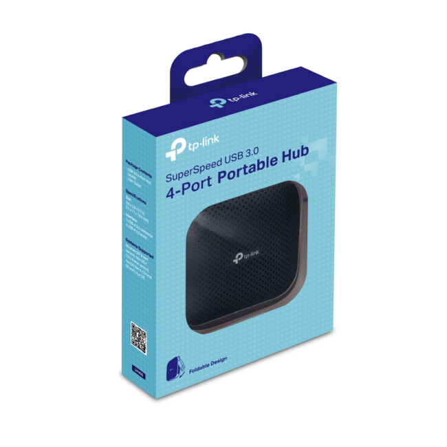 TP-Link UH400 USB 3.2 Gen 1 Type-A 5000 Mbit/s Interface Hub Black