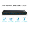 TP-Link UH720 USB 3.2 Gen 1 Micro-B 5000 Mbit/s Interface Hub Black