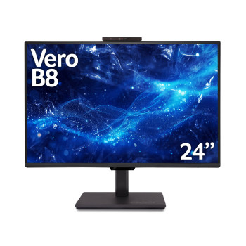 Acer Vero B248YG 24" IPS Full HD 120Hz USB-C RJ45 Webcam Height Adjustable Docking Monitor with Speakers