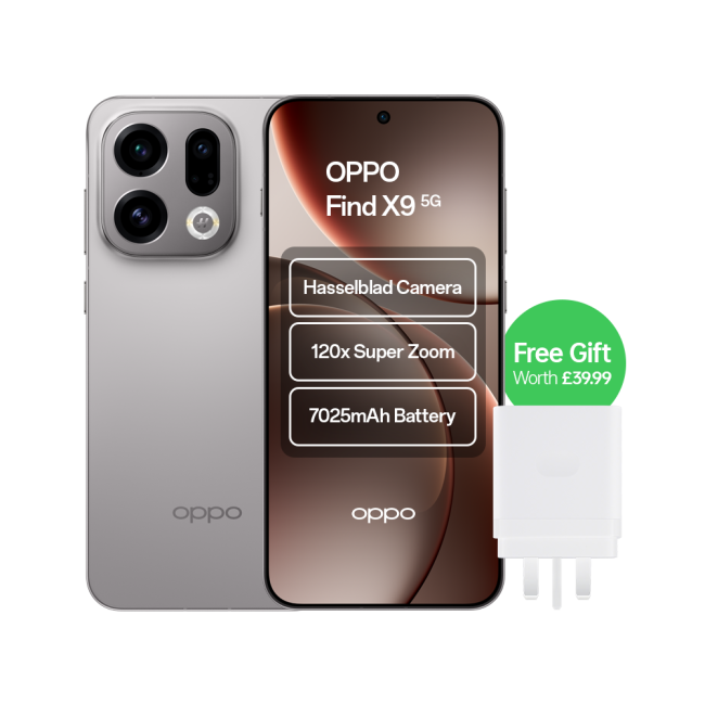 OPPO Find X9 5G 6.59" Dual SIM 12GB RAM 512GB Storage Android 16 Grey