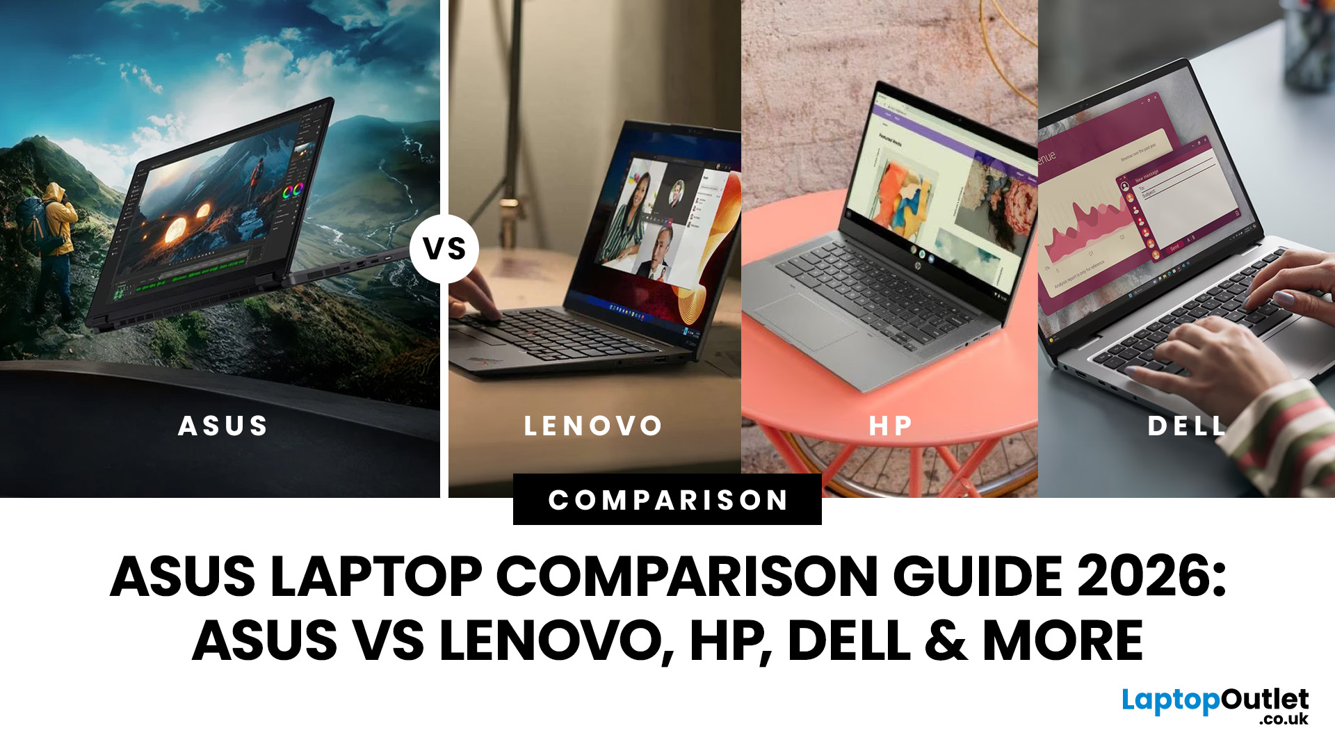 ASUS Laptop Comparison Guide | ASUS vs Lenovo, HP, Dell & More