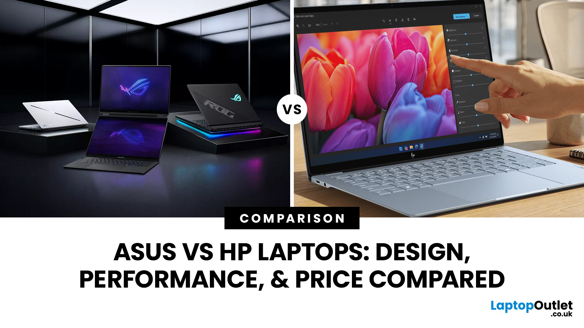 ASUS vs HP Laptops: Performance, Design, & Price Compared