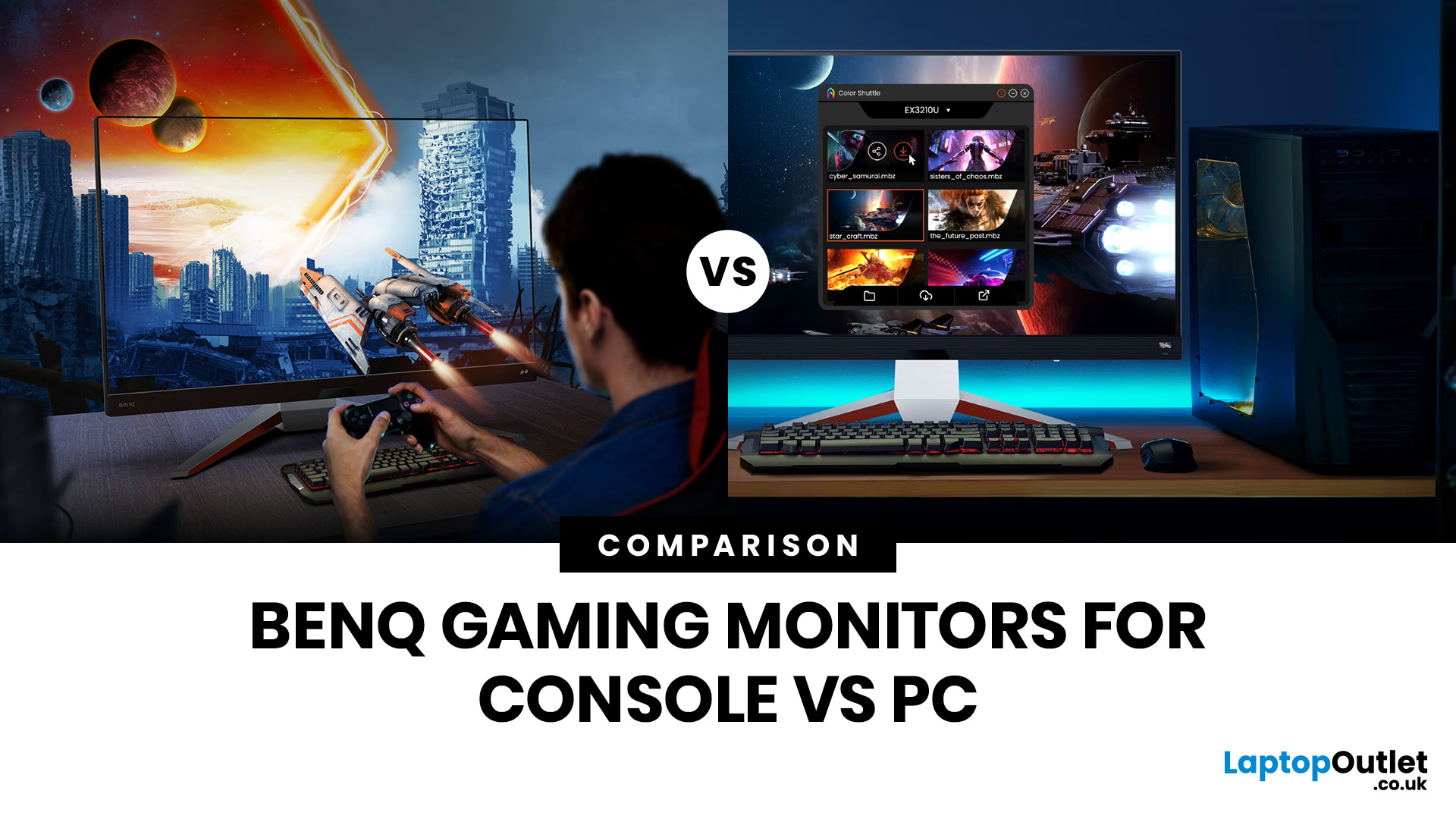 BenQ Gaming Monitors for Console vs PC: 1080p, 1440p & 4K Setups Explained