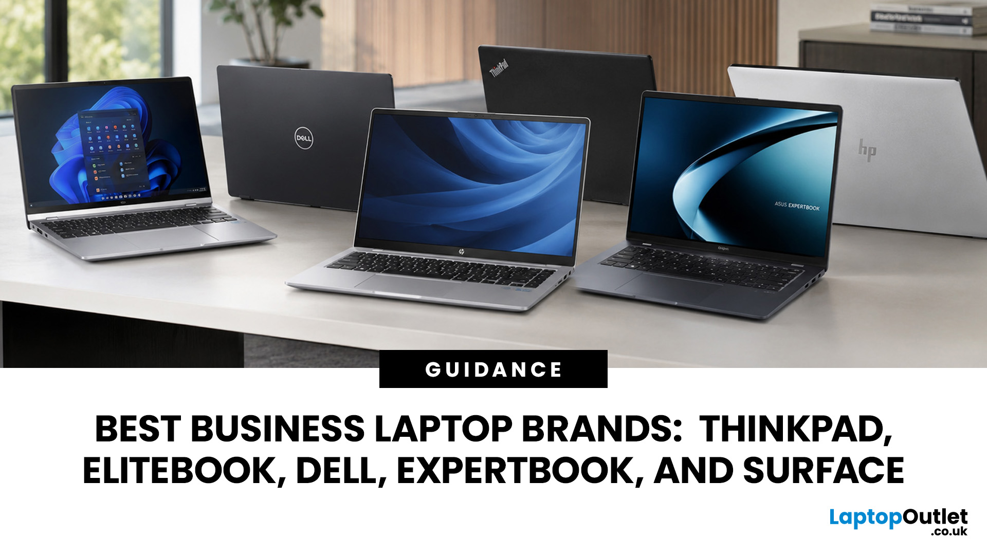 Best Business Laptop Brands: Lenovo, HP, Dell, ASUS & Surface