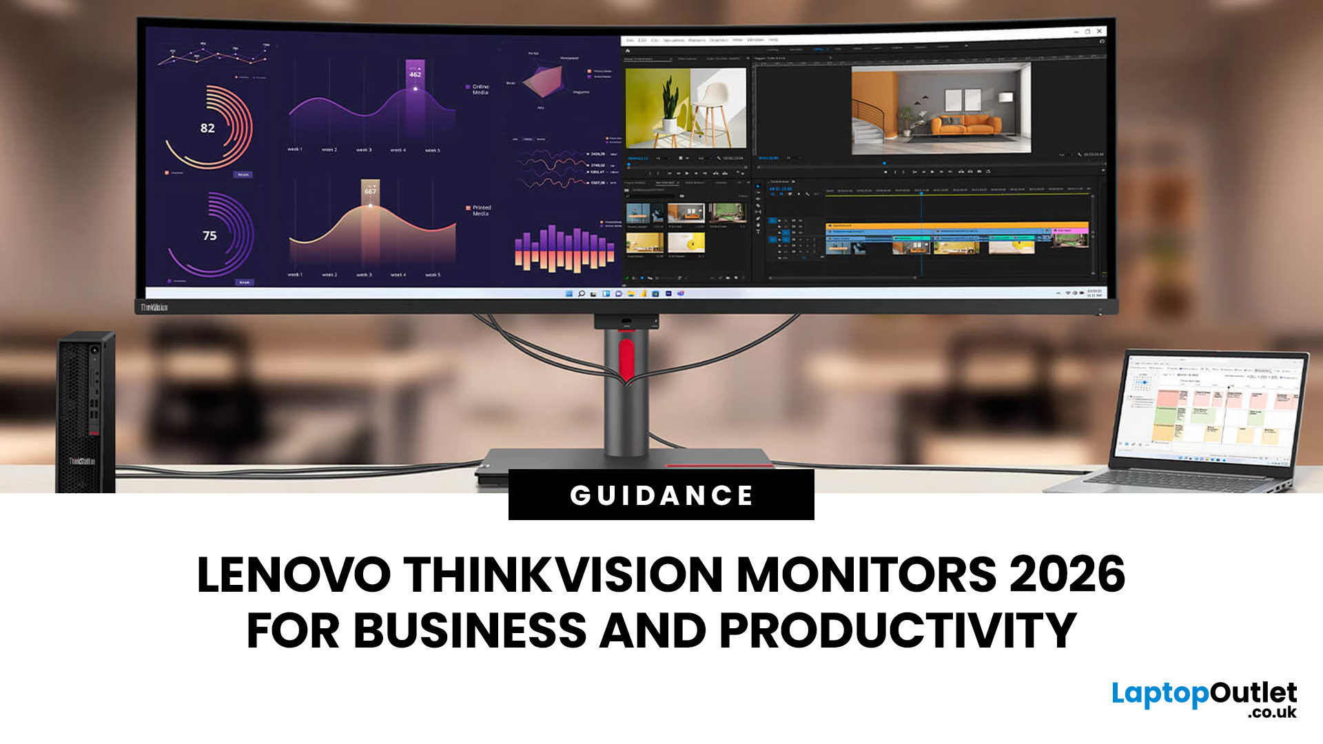 Lenovo ThinkVision Monitors for Business & Work