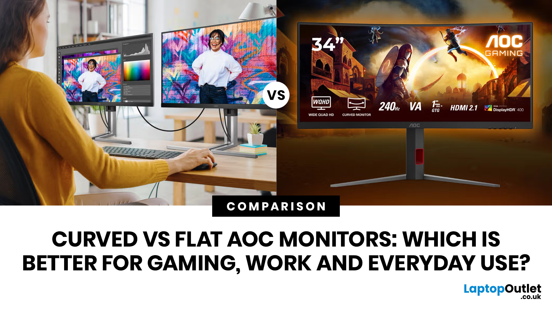Curved vs Flat AOC Monitors: Which Should You Buy?
