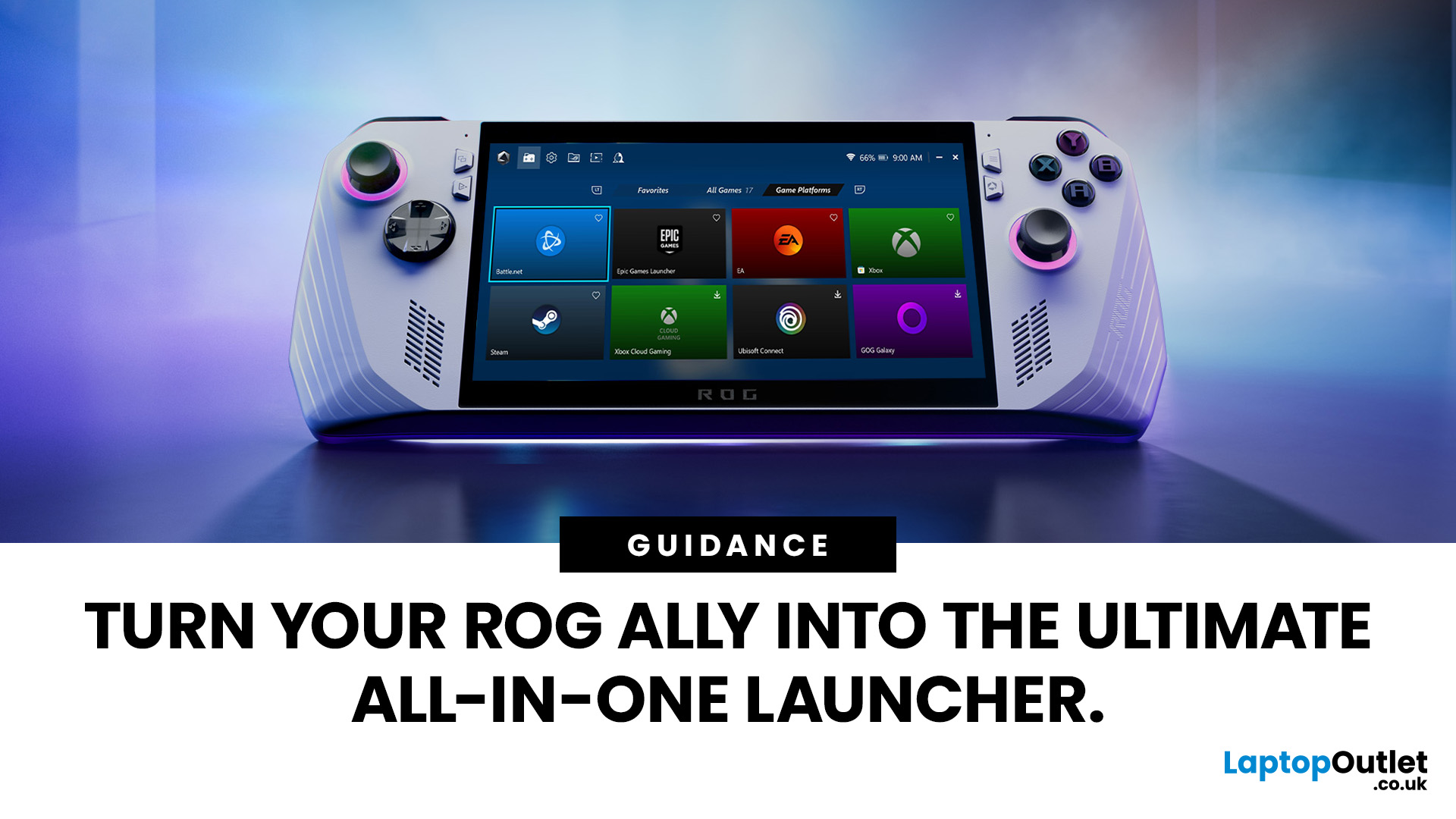 How to Add Xbox Game Pass, Steam, and Epic Games to the ROG Ally Home Screen