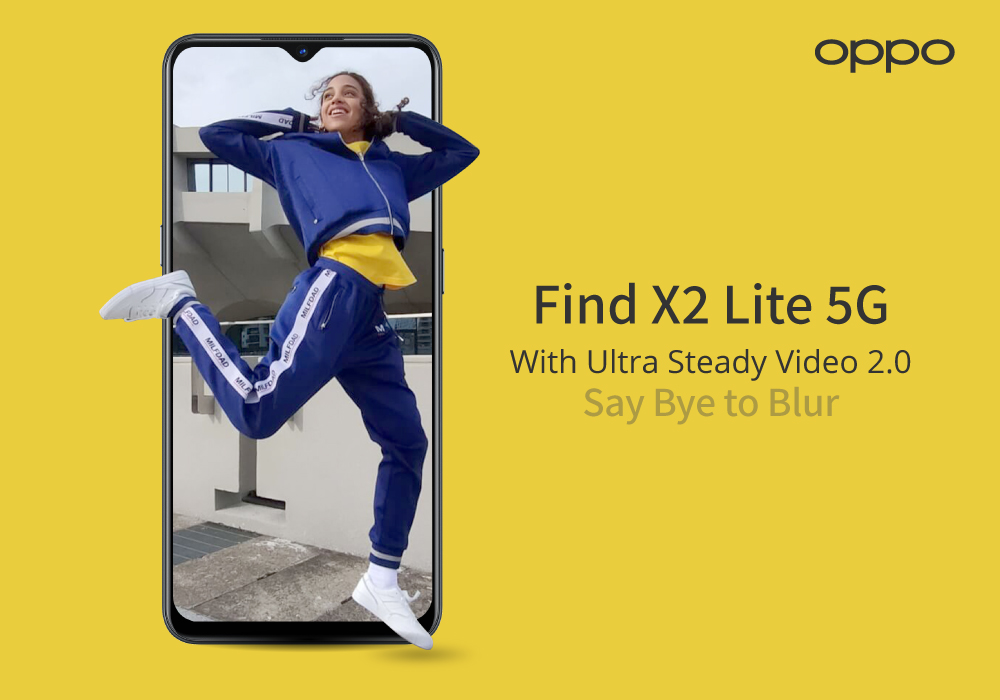 Find X2 Lite 5G with Ultra Steady Video 2.0 