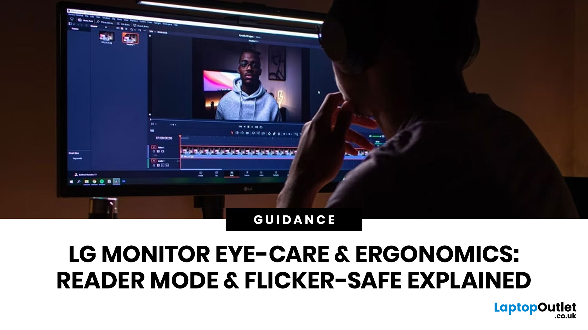 LG Monitor Eye-Care & Ergonomics: Reader Mode & Flicker-Safe Explained