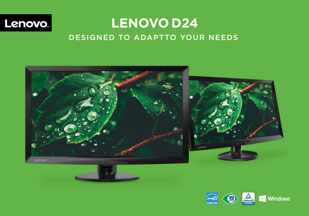 Lenovo D24-17 - 23.6-inch Full HD LED Monitor – Review 