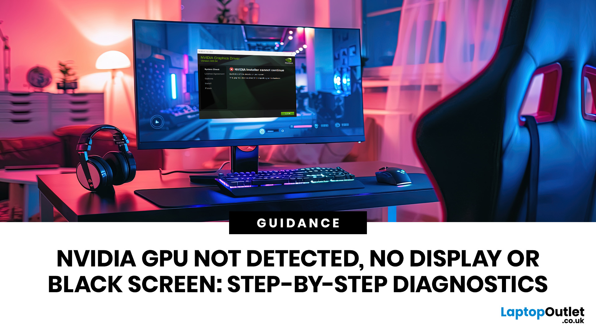 NVIDIA GPU Not Detected? Fix No Display & Black Screen Issues