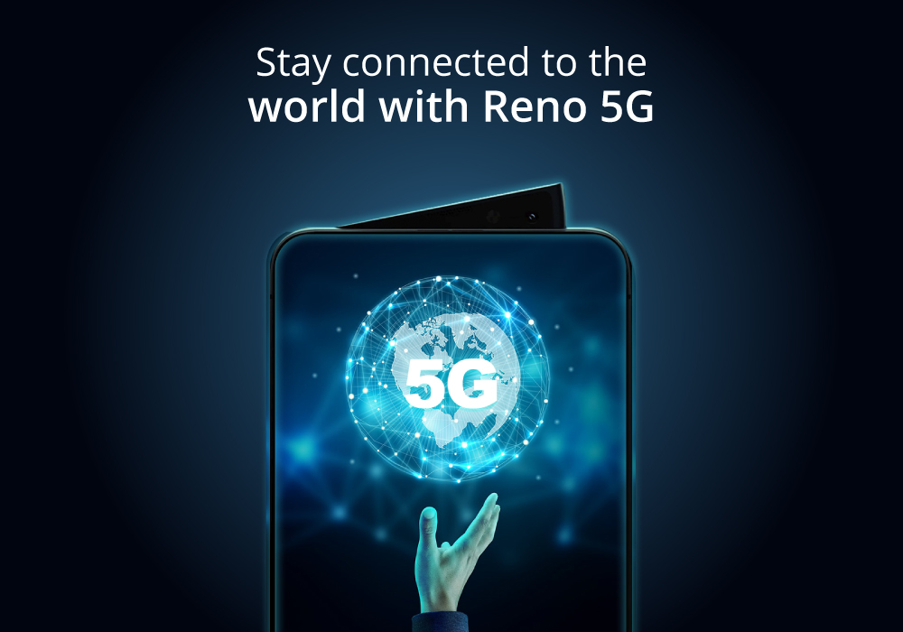 Reno 5G with 5G connectivity only on O2 