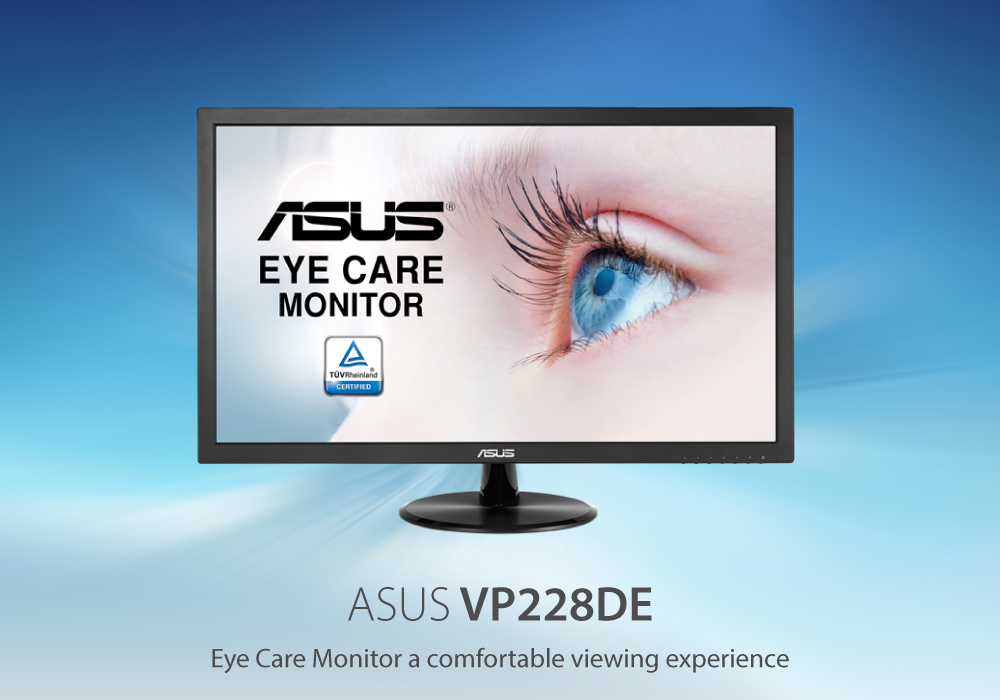  Review: Asus VP228DE Eye Care 21.5-inch FHD LED Monitor
