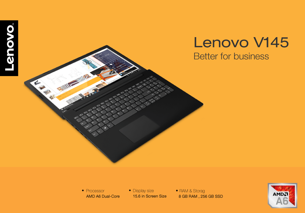 Review: Lenovo V145 Laptop AMD A6-9225 2.6GHz 8GB RAM 256GB SSD