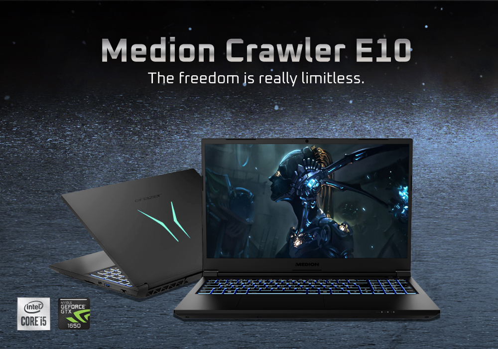 Review: Medion Erazer Crawler E10 15.6'' Gaming Laptop Core i5